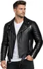 Reichstadt Herren Slim Fit Bikerjacke Silver Zipper  Produktbild-Vorschau 2