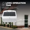 Ledvion Moderne Solar LED Wandlampe sensor 8W Warmweiß IP65 Produktbild-Vorschau 2
