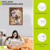 ARTland Leinwandbild Weiße Blumen in Vase II Größe: 60x80 Produktbild-Vorschau 3