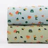 Frotteestoff Meterware Stretch Geometrie Bauklötze hellblau Produktbild-Vorschau 7