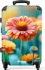 NoBoringSuitcases.com® Großer Koffer - Bunte Gerbera-Blüten Produktbild-Vorschau 1
