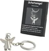 Schlüsselanhänger Schutzengel Angel Guardian in silber matt Produktbild-Vorschau 1