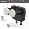 DUR-line 6° Monoblock Twin LNB - Astra 19,2°E + Hotbird Produktbild-Vorschau 3