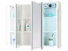 Spiegelschrank >Kirkja< in Weiß - 86x68x17,5cm Voir les images du produit 2