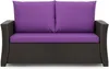 Cuscini per divano da giardino - Viola| Seduta 130x60x7, Anteprima dell’immagine prodotto 5