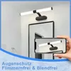 ZMH Lampe à miroir Led 8W Lampe murale Blanc neutre Noir Voir les images du produit 4