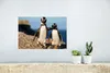 MuchoWow® Poster Zwei Pinguine kuscheln auf einem Felsen Produktbild-Vorschau 5