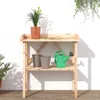 vidaXL Stolik do sadzenia roślin z półką 78x38x82,5 cm z Podgląd zdjęcia produktu 3