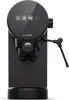 A black Klarstein espresso machine with a milk frother attachment. Produktbild-Vorschau