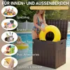 FCH Gartenbox Wasserdicht, 126L Kunststoff-Aufbewahrungsbox Produktbild-Vorschau 5