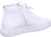 A white high-top sneaker is shown from a side angle against a white background. Voir les images du produit