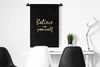 MuchoWow® Wandteppich Wandbehang Zitat - Zuversicht - Gold Produktbild-Vorschau 4