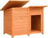 vidaXL Hundehütte Kiefernholz & Tannenholz 120x77x86 cm Produktbild-Vorschau 2