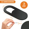 Set di coperture per webcam, 3 pezzi, cursore ultra sottile Anteprima dell’immagine prodotto 5