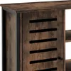 Buffet 71x32x82cm - Bois foncé industriel, rustique, Voir les images du produit 8
