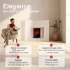 KAMINIO Kominek elektryczny LENI – elektryczny kominek z Podgląd zdjęcia produktu 2