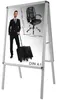 tectake® Aluminium Plakatständer DIN A1, doppelseitig, Produktbild-Vorschau 10