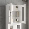 vidaXL Armadio a muro bianco 69,5x34x90 cm Anteprima dell’immagine prodotto 10