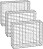 SONGMICS Drahtkorb Gabionen, 100 x 80 x 30 cm, Produktbild-Vorschau 1