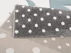 Kinderteppich Babyzimmer Mond Stern Punkte Pastel Blau Grau Produktbild-Vorschau 4
