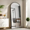 Miroir pleine longueur 180 x 80 cm en verre trempé avec Voir les images du produit 1