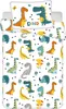 Jerry Fabrics Bavlněné povlečení 100x135 Dinosauři barevný Náhled obrázku produktu 1
