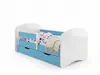 Kinderbett 160x80 Blau mit Matratze & Schublade – Produktbild-Vorschau 5