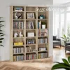 Étagère bibliothèque Stevie 105,5x19x136,5cm - Bois clair, Voir les images du produit 7