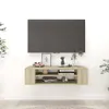 vidaXL Szafka wisząca pod TV dąb sonoma 100x30x26,5 cm Podgląd zdjęcia produktu 2