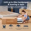 Matras 160x200 cm (26 cm dik) met geïntegreerde topper - Productafbeelding-voorbeeld 12