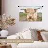 MuchoWow® Wandteppich Wandbehang Schottische Hochlandrind - Produktbild-Vorschau 2