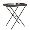 The Living Store Tabletttisch Klappbar Braun 65x40x75 cm Produktbild-Vorschau 5
