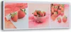 Leinwandbild rote erdbeeren 90x30 cm Feeby rot wandbild Produktbild-Vorschau 1