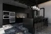 KAR-LIGHTING Pendelleuchte 3-flammig Schwarz, Glas & Produktbild-Vorschau 2