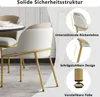 Sweiko 2 pcs Chaise moderne avec pied incliné et pieds Voir les images du produit 5