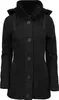 A black hooded jacket. Produktbild-Vorschau