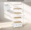 WOLTU Standregal, mit 5 Ablagen, 2 Schubladen, Produktbild-Vorschau 3