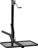 A black trailer hitch cargo carrier with a winch system is shown against a white background. Voir les images du produit