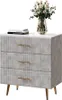 Komoda Vicco Velia Szary 70 x 78.5 cm z 3 szufladami, Model Podgląd zdjęcia produktu 7