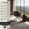 tectake® Samt-Drehstuhl Lona gepolstert 56 x 59 x 81 cm Produktbild-Vorschau 2