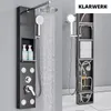 KLARWERK® BEN | Duschpaneel Edelstahl Schwarz Kopfdusche & Produktbild-Vorschau 3