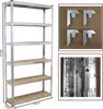 2x Schwerlastregal Steckregal 200x100x30 Archivregal Produktbild-Vorschau 2
