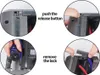 Collage of four close-up images showing how to remove a brush head from a vacuum cleaner. Náhled obrázku produktu