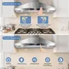 Campana extractora COSTWAY de 90 cm, modelo de pared, con Vista previa de la imagen del producto 3