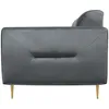 BEAUTYSOFA | 3-Sitzer Sofa VENEZIA Samtstoff Dunkelgrau – Produktbild-Vorschau 4