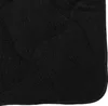 vidaXL Ganzjahresbettdecke Gepolstert Schwarz 140 x 220 cm Produktbild-Vorschau 7