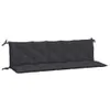 vidaXL Gartenbank-Auflagen 2 Stk. Schwarz 180x50x7 cm Produktbild-Vorschau 1