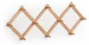 Relaxdays Wandgarderobe Holz, ausziehbare Garderobenleiste, Produktbild-Vorschau 10