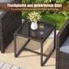 Set di mobili da giardino COSTWAY in polyrattan, mobili da Anteprima dell’immagine prodotto 7