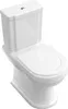 Villeroy & Boch V&B WC sedadlo HOMMAGE Závesy chróm biela Náhľad obrázku produktu 1